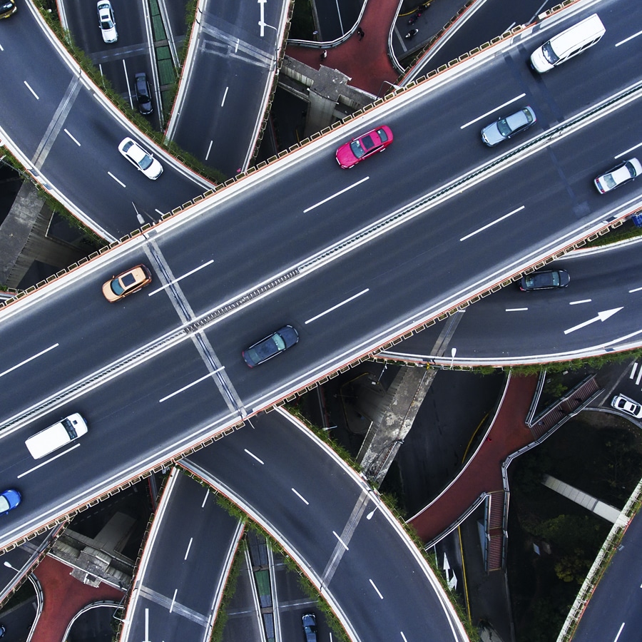 Road marking removal at Quill Falcon